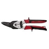 Teng Tools Aviation Tin Snips - Straight/Left Cut Regular Tin Cutting Shears - 492