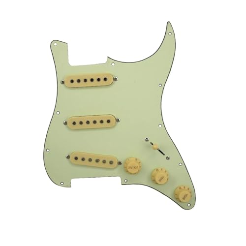 Pickguard de guitare SSS plaque anti-parasite 11 trous pour rénover une guitare électrique