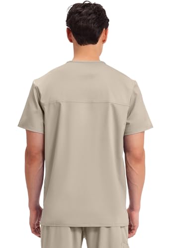 Image of Cherokee WW Revolution V-Neck Scrub Top for Men with 3 Pockets