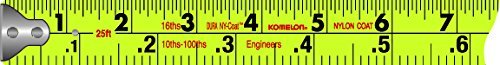 Cinta Métrica 1"x25' Komelon miniatura 3