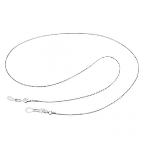 ZOOMELLA Fashion Stainless Steel Snake Chain EyeglCord Adjustable End Glasses Holder Leash 27 inch|Other Vision Care| Other Vision Care-image-5