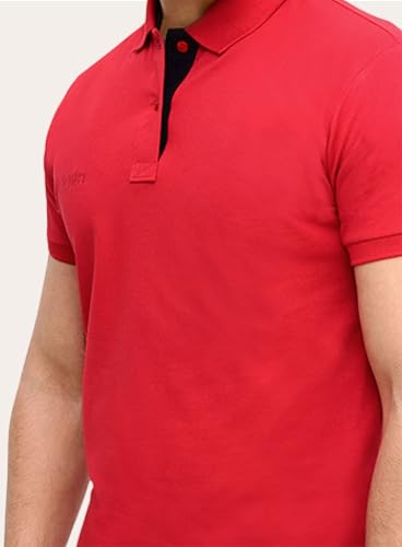 Image of 3BROS Men's Cotton Blend Half Sleeve Regular fit Comfortable Polo Neck T-Shirt (Pack of 1)