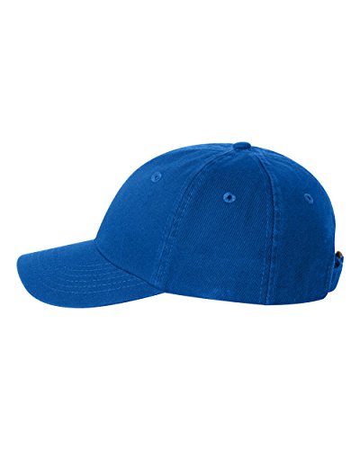 Youth Small Fit Bio Washed Unstructured Cotton Unisex Baseball Dad Hat Royal #TOP1