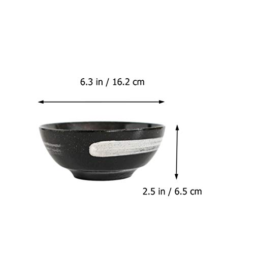 Tigelas de cereais de cerâmica estilo japonês da Yardwe, tigelas de sopa de 680 g, tigelas de salada