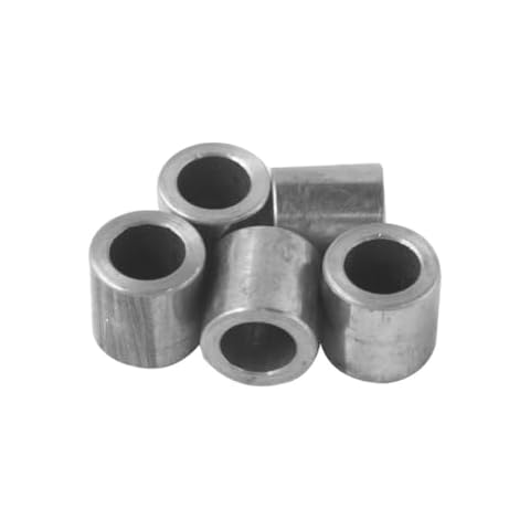 Steel Spacer 1/2" OD x 5/16" ID, Round Spacer Unthreaded Standoff Bushing Plain Finish, Fits Screws, Bolts 5/16" or M8, Metal Spacers Online (1/2" Length, 10 Pack) Cover