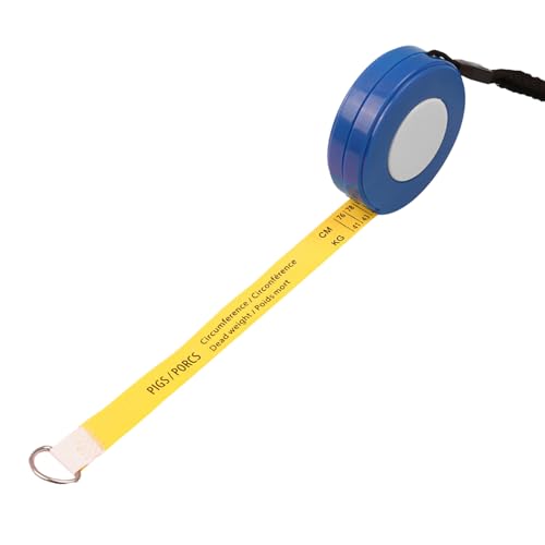 EsEico Cinta métrica para Peso de Ganado,Cinta métrica para Ganado,Cinta métrica para Pesas de Ganado | Cinta métrica retráctil de Peso y Altura, Cinta métrica Corporal para medir el Peso Corporal de