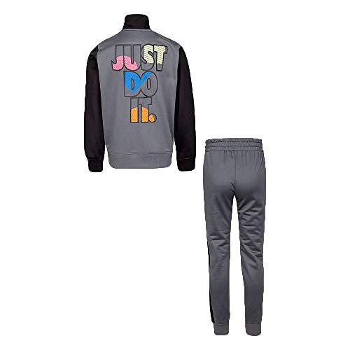 Nike Baby Boy's Just Do It Full Zip Jacket & Pants Two-Piece Track Set (Toddler) Smoke Grey 2T Toddler #TOP1