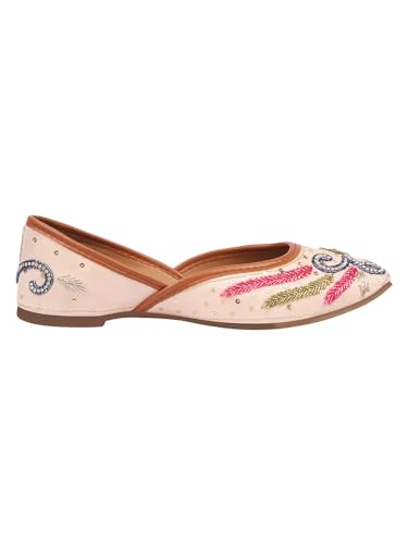 Image of SilverArrow Ethnic Embroidery Jutti with Beautiful Design for Women & Girls