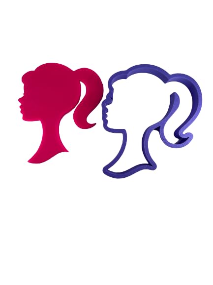 Miniatura 5 de Pink Doll Cookie Cutter Pink Baby Doll Movie Character Cookie Cutter For Baby Shower and Birthdays, 3d Printed Baking Tool