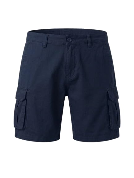 lichensa Men's Casual Relaxed-Fit Cargo Shorts with Multi-Pocket Utility Design-picture-43