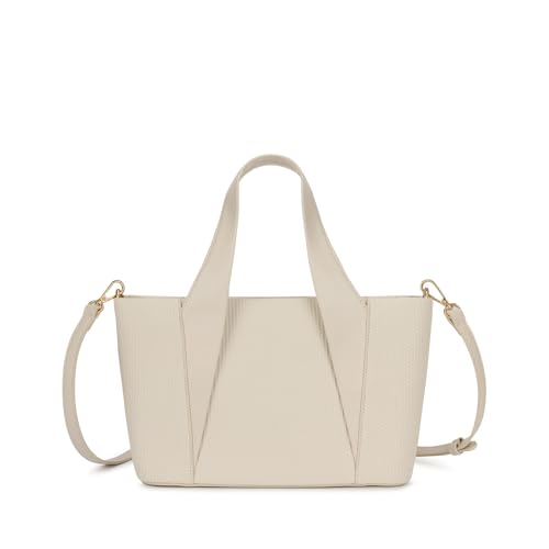 Image of Fastrack Mocha Plait Satchel | Faux-Leather Women's Handbag | Dual Carry with Braided Texture & Zipper Closure