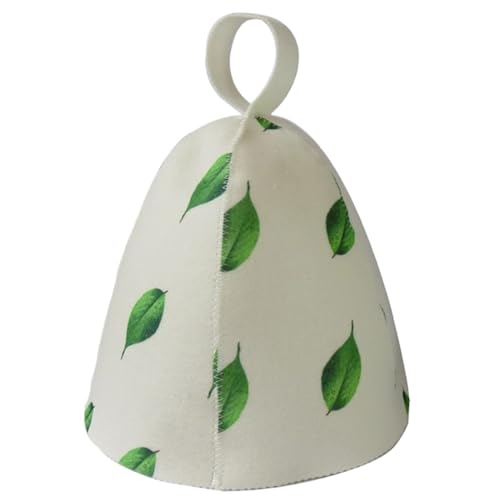 Cuffia da bagno per sauna, comoda cuffia da doccia, comoda cuffia da sauna in feltro, isolamento termico, per donne e uomini, accessori per bagno turco e doccia