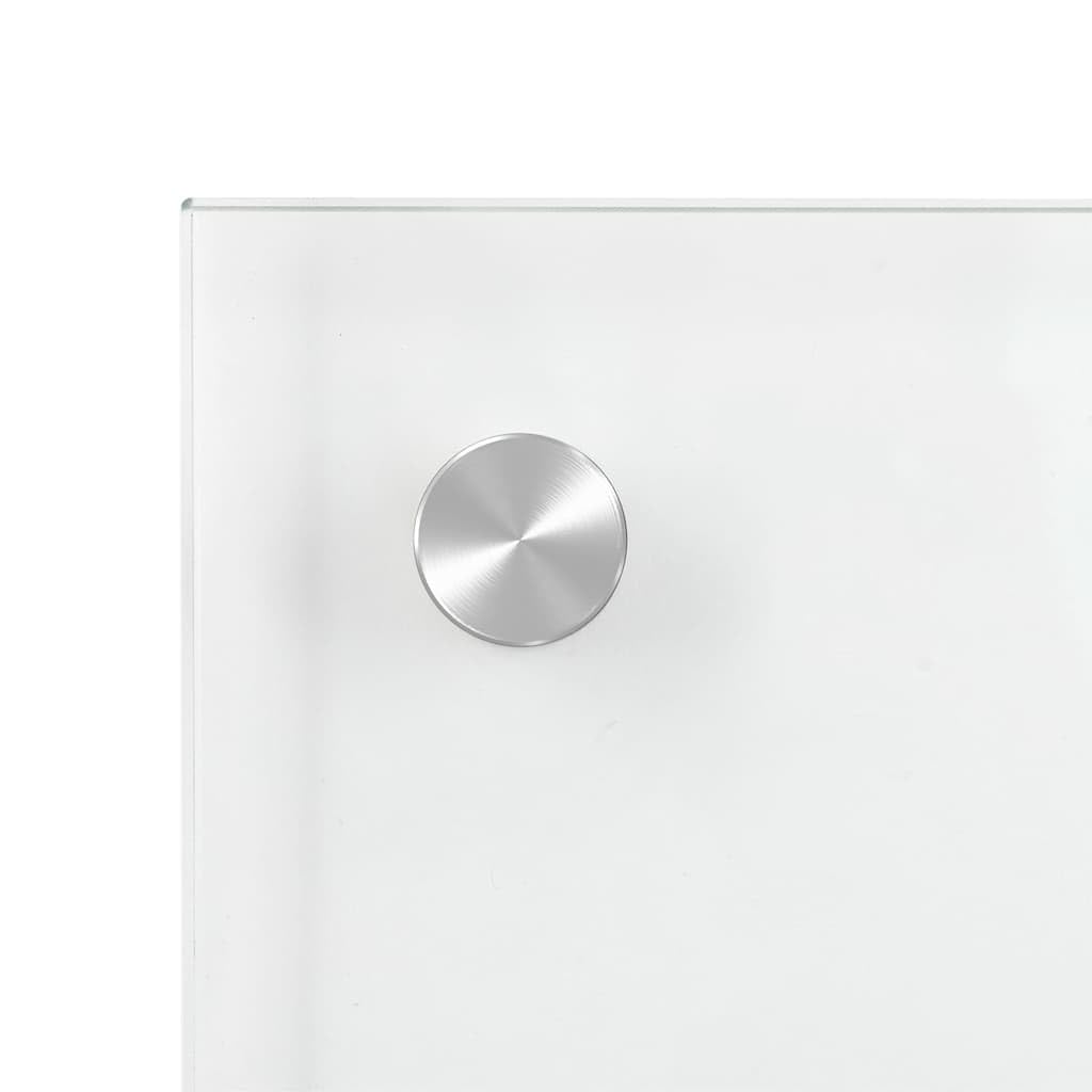 Solivagant Paraschizzi per Cucina Trasparente 90x40 cm in Vetro Temperato,Trasparente,6.13kg