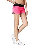 Ideology Womens 2-Way Stretch Contrast Trim Shorts Pink XL