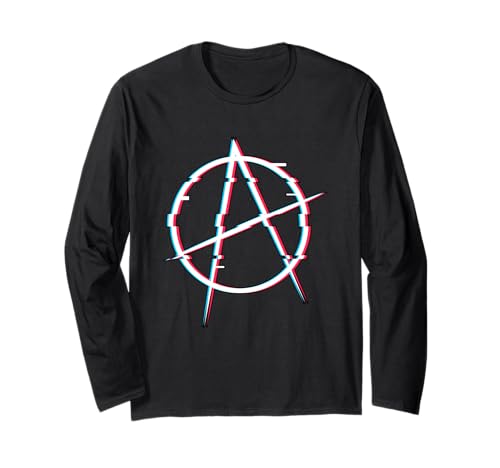 Anarchie-Symbol, Anarchisten, Anti-Regierung, Ästhetik Langarmshirt