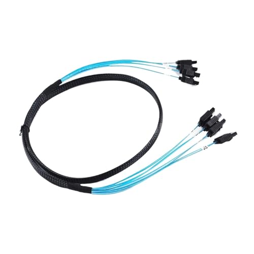 Cable Splitter SATA III 6Gbps 4 SATA a 4 SATA 50 cm miniatura 2
