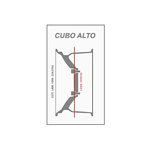 Jogo 4 Calota Strada Aro 14 2011 12 Grid Prata Cubo Alto