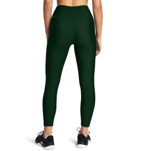 Image of Under Armour Women's HeatGear Armour High Waisted Ankle No-Slip Leggings