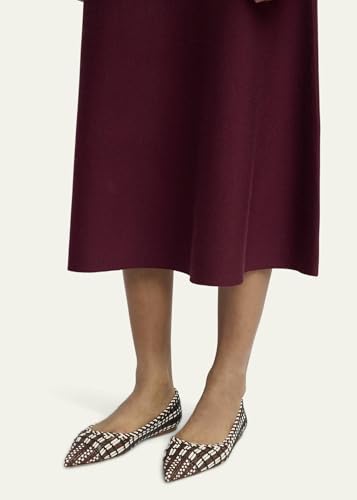 Women's Woven Ballet Flats Slip On Closed Pointed Toe Comfortable Elegant Casual & Business Ballerina Flat Shoes4