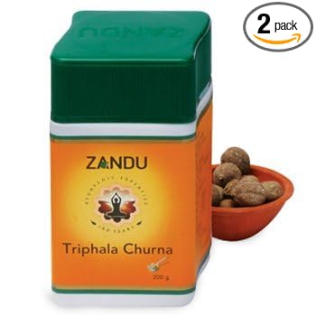 Zandu Triphala Churna with Sample Malshuddhi Vati Lion (200 Gm) - Pack of 2