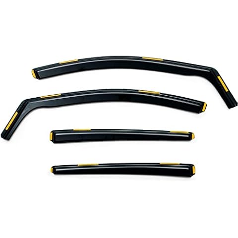 EdgeVisors Wind Deflectors Set Fits: Mercedes C-Class W204 2007-2014 4 Door Saloon 4pc Cover