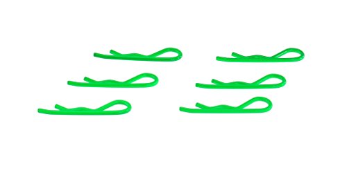 EDS Racing Products Body Clips for 1/8 Scale (Fluorescent Green) (6pcs)