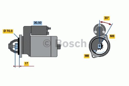 Preisvergleich Produktbild BOSCH 0986022151 Starter
