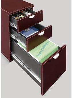 Miniatura 3 de NBF Signature Series Archivador de oficina móvil moderno de caoba de 16 pulgadas de ancho x 22 pulgadas de profundidad x 28 pulgadas de alto,