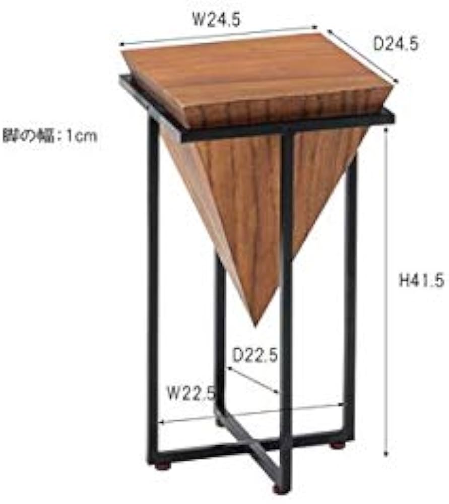 Amazon.co.jp: サイドテーブル/ミニテーブル 【S 角型】 幅25cm