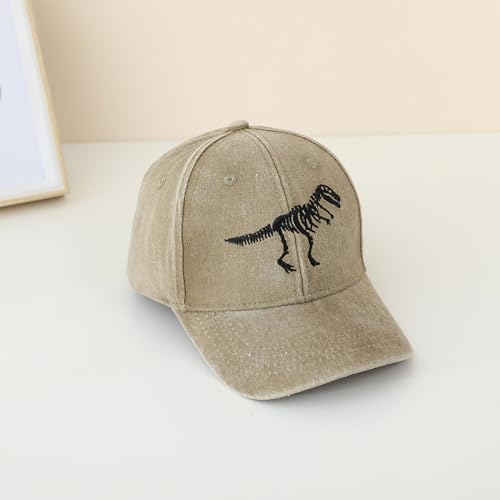 Toddler Dinosaur Hat Vintage Cartoon Embroidered Baby Boys Girls Baseball Caps Kids Spring Summer Sun Hats3