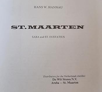 Hardcover St. Maarten Book