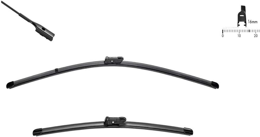 SWF Front Wiper Blade 2pcs 650 500 mm 26/20 compatible with Audi Q7 4M Suv 4M1998002