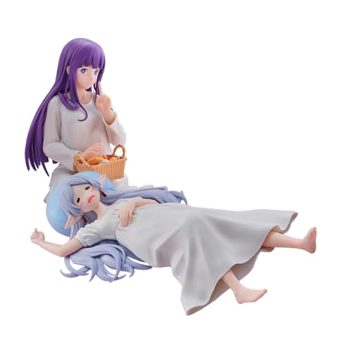 Xinchangda Figurine Frieren und Farn - Frieren Actionfigur - Schlafende Pose Modell - Aus PVC - Schreibtischdekoration