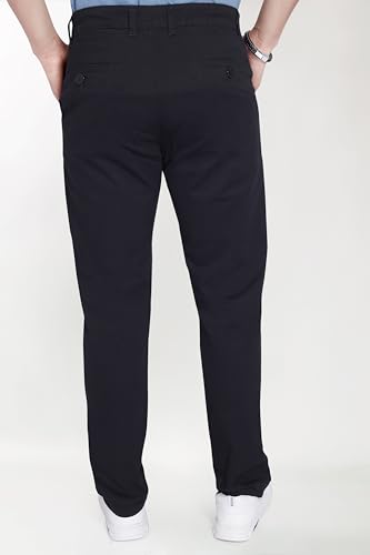 Image of DIVISIVE Men's Regular Fit Cotton Chinos Trousers Pants