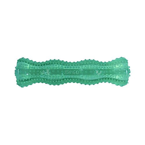 image for KONG Squeezz Dental Stick - Dog Toy for Cleaning Teeth - Flexible Chew
