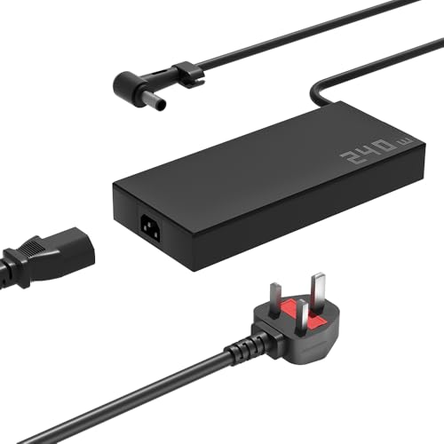 PowerPortnerLink 240W Charger Compatible with Asus TUF F17 F16 F15 A17 A15 Vivobook Pro 16X 15X Flow X16 Zephyrus Duo 15 S M16 G14 G15 G16 S17 ROG Strix Scar 15 17 G15 G17 ProArt StudioBook Laptop