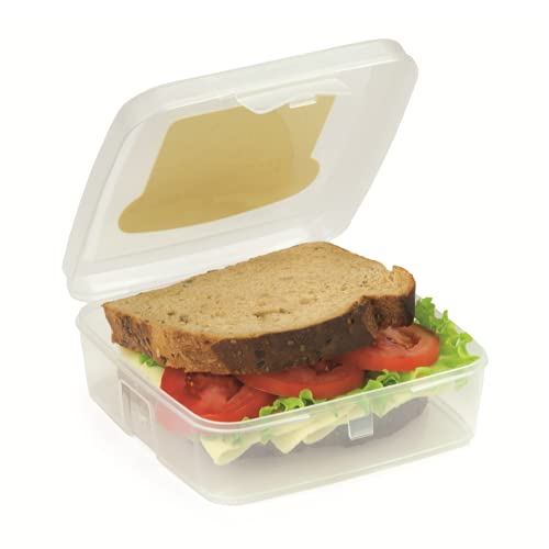 Pranzo in ufficio: consigli per prepararlo, mangiar sano e non ingrassare! 12 Snips Porta Sandwich - Contenitore Quadrato...