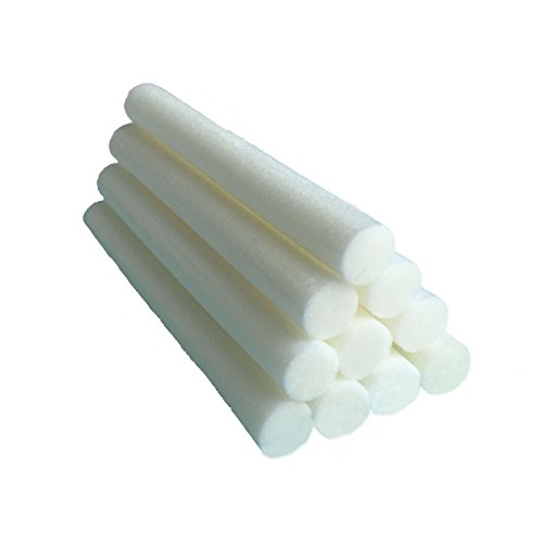 BINHAI 10-Pack Car Diffuser Sponges Refill Sticks Filter Wick Replacement, Absorbent Sponge Sticks