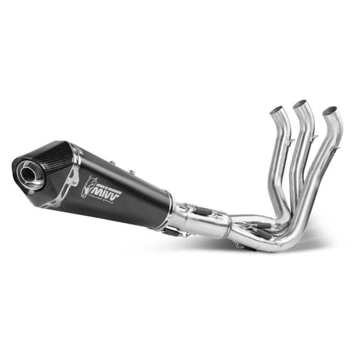 Mivv Scarico Completo per TRIUMPH TRIDENT 660 2021 > 2022 DELTA RACE BLACK ORIGINAL