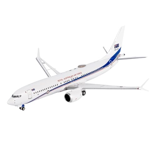 Modèle d'avion B737 MAX8 RAAF A62-002 miniature réaliste 1/400 de 9cm