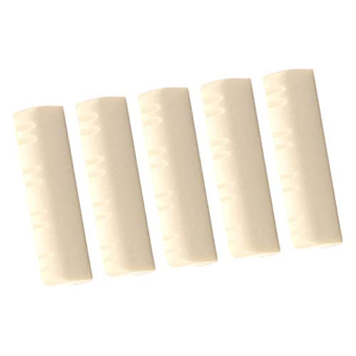 HEMOTON 8-string Mandolin Slotted Nuts Plastic String Nut Replacement for Mandolin Parts