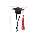 BESPORTBLE Cute Knitted Pet Doctor Hat Graduation Tassel Hat for Small Animals for Hamster Guinea Ferret Puppy Dog Graduation Photo Props
