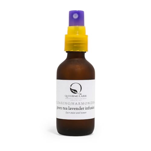 QI Formularie Green Tea Lavender Balancing Infusion Face Mist and Toner, 2 oz. Spray Bottle