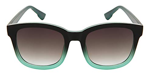Edge I-Wear Vintage Round Square Sunglasses for Women Tinted Frame 34187-FLAP2