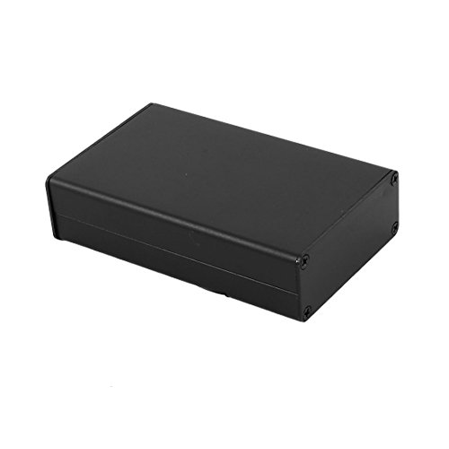Caja conector extruido aluminio 83x50x21mm negra miniatura 2