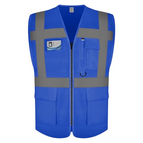 Graunton Hi Vis Vests, High Vis Vests for Men Women High Visibility Safety Vest for Traffic Management Public Safety