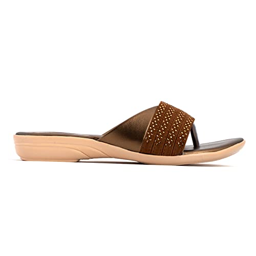 Image of Khadim's Synthetic Beige Slip-On Heels For Women