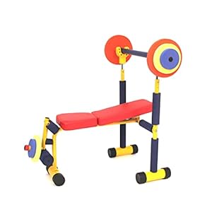 Redmon Enjoyable and Health Train Tools for Children – Weight Bench Set,Incline