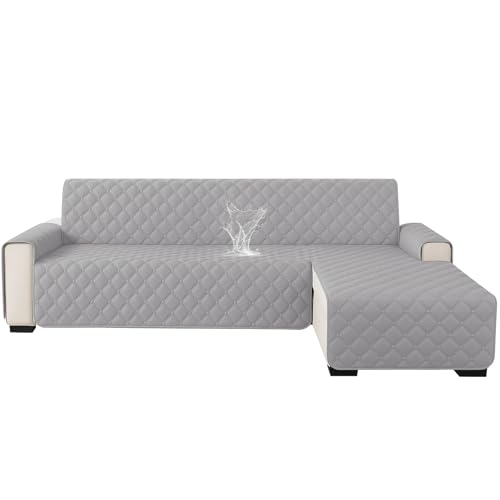 Ystyle wasserdichte Couch Überzug L Form 2 Sitzer, Sofa Cover L...
