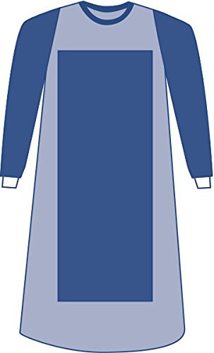 Medline Sirus Poly-Reinforced Surgical Gowns with Breathable Sleeves, Size 2XL, Extra-Long, AAMI Level 4, Case of 18 Each